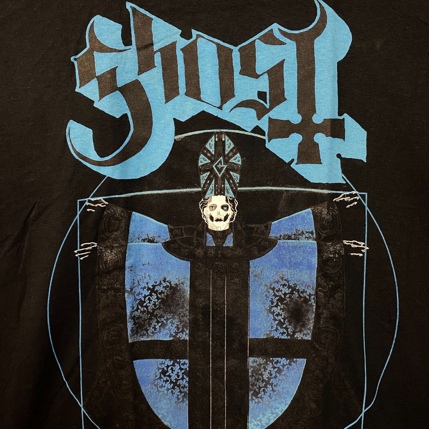 Ghost Papa Emeritus III Vitruvian Man T-Shirt Large