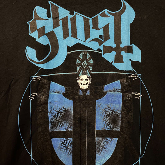 Ghost Papa Emeritus III Vitruvian Man T-Shirt Large