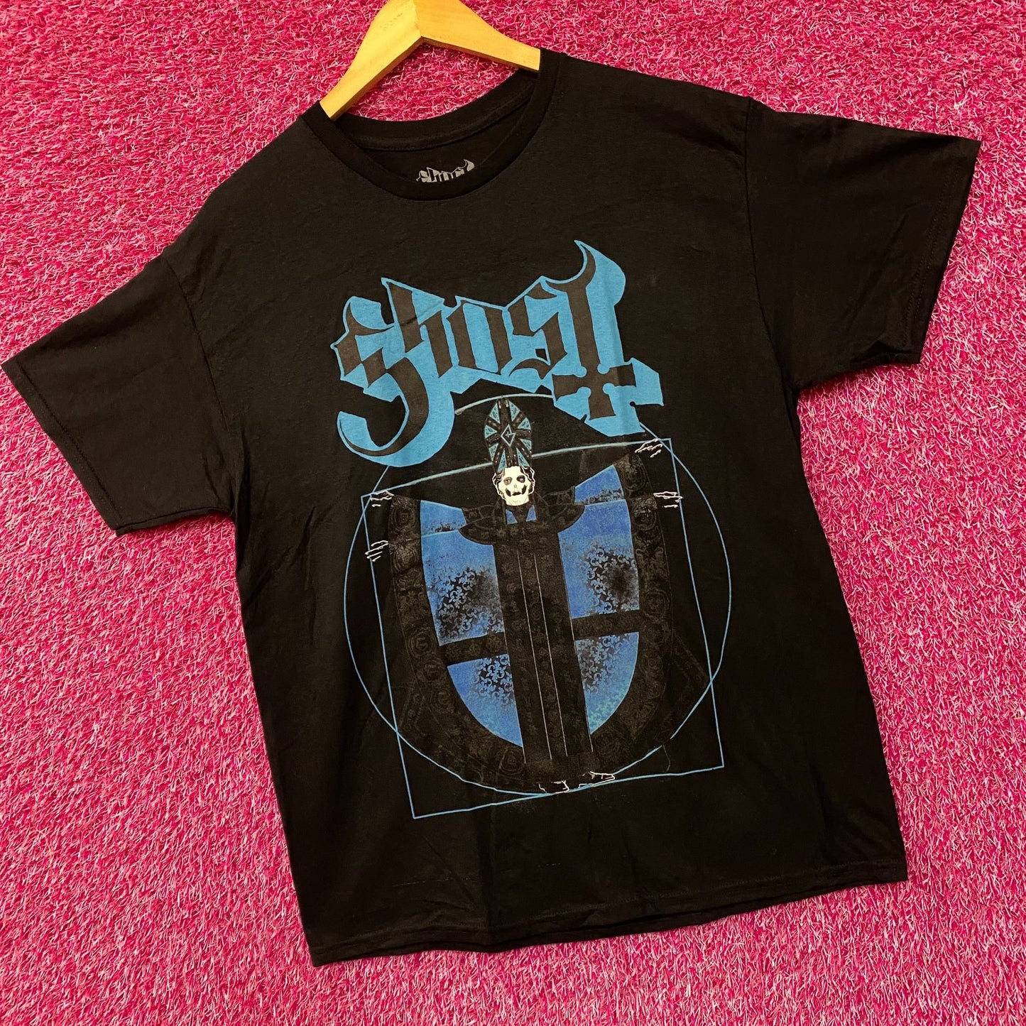 Ghost Papa Emeritus III Vitruvian Man T-Shirt Large