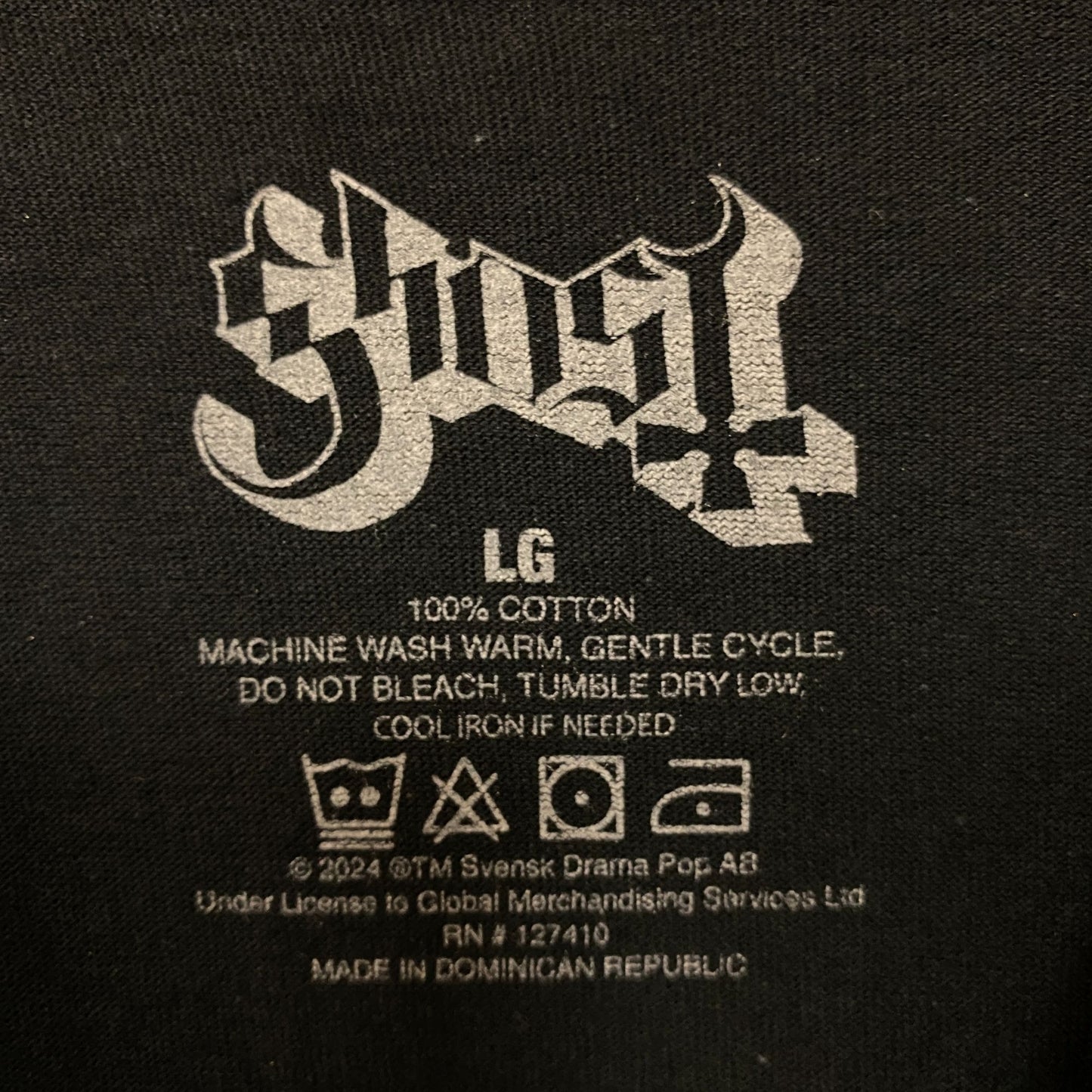 Ghost Papa Emeritus III Vitruvian Man T-Shirt Large