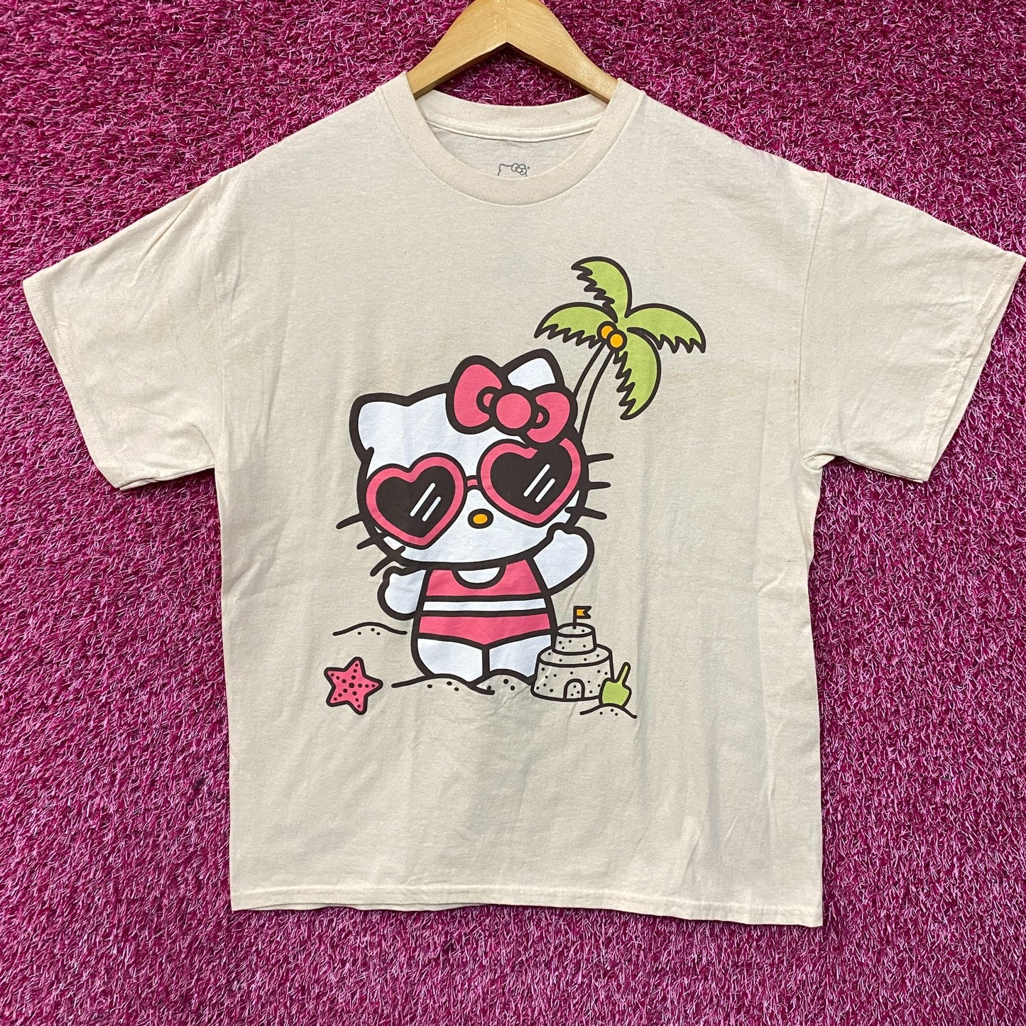 Sanrio Hello Kitty Beach Time Kawaii T-Shirt Large