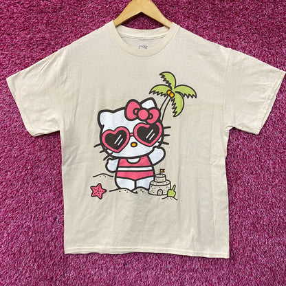Sanrio Hello Kitty Beach Time Kawaii T-Shirt Large
