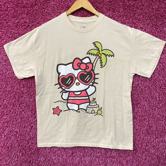 Sanrio Hello Kitty Beach Time Kawaii T-Shirt Large
