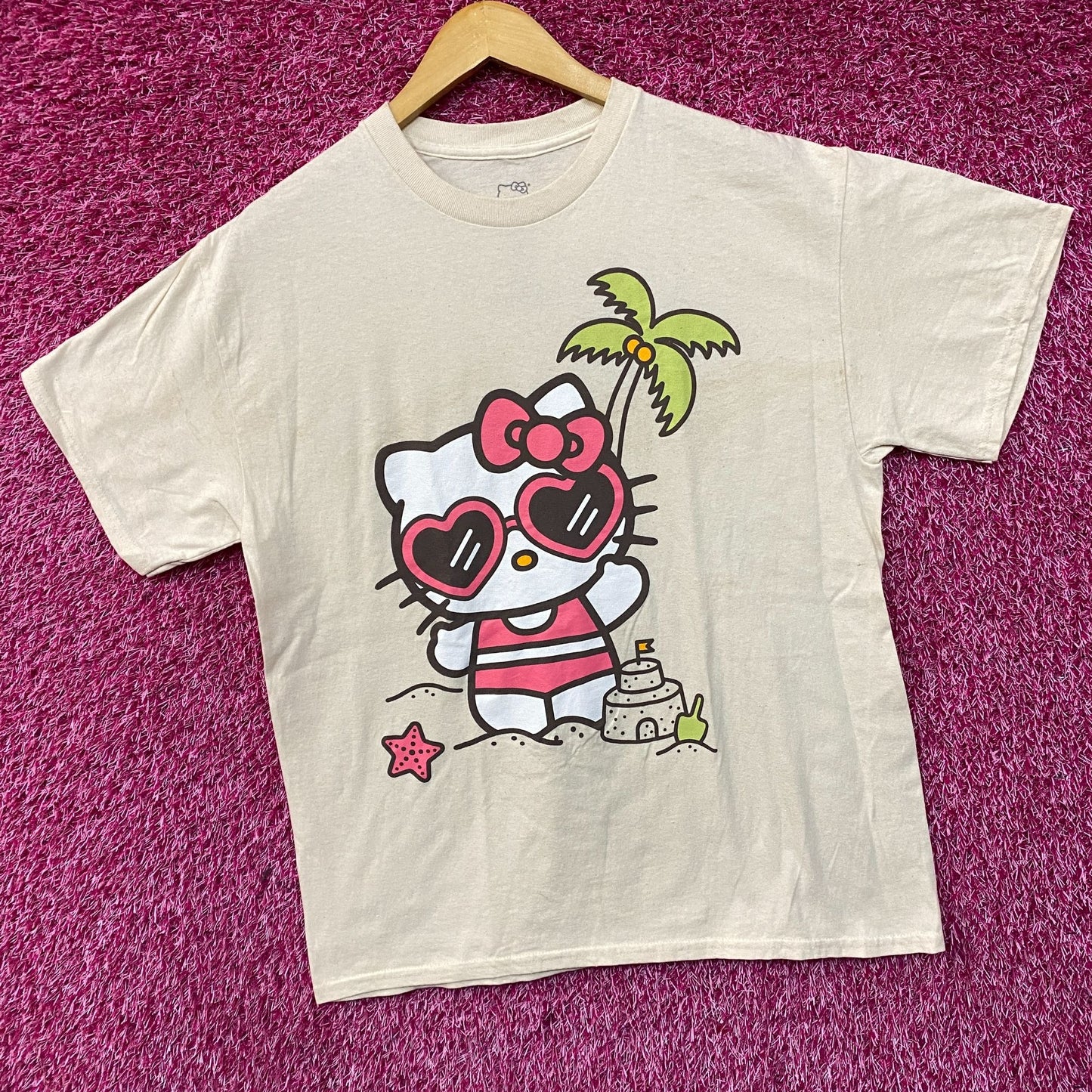 Sanrio Hello Kitty Beach Time Kawaii T-Shirt Large