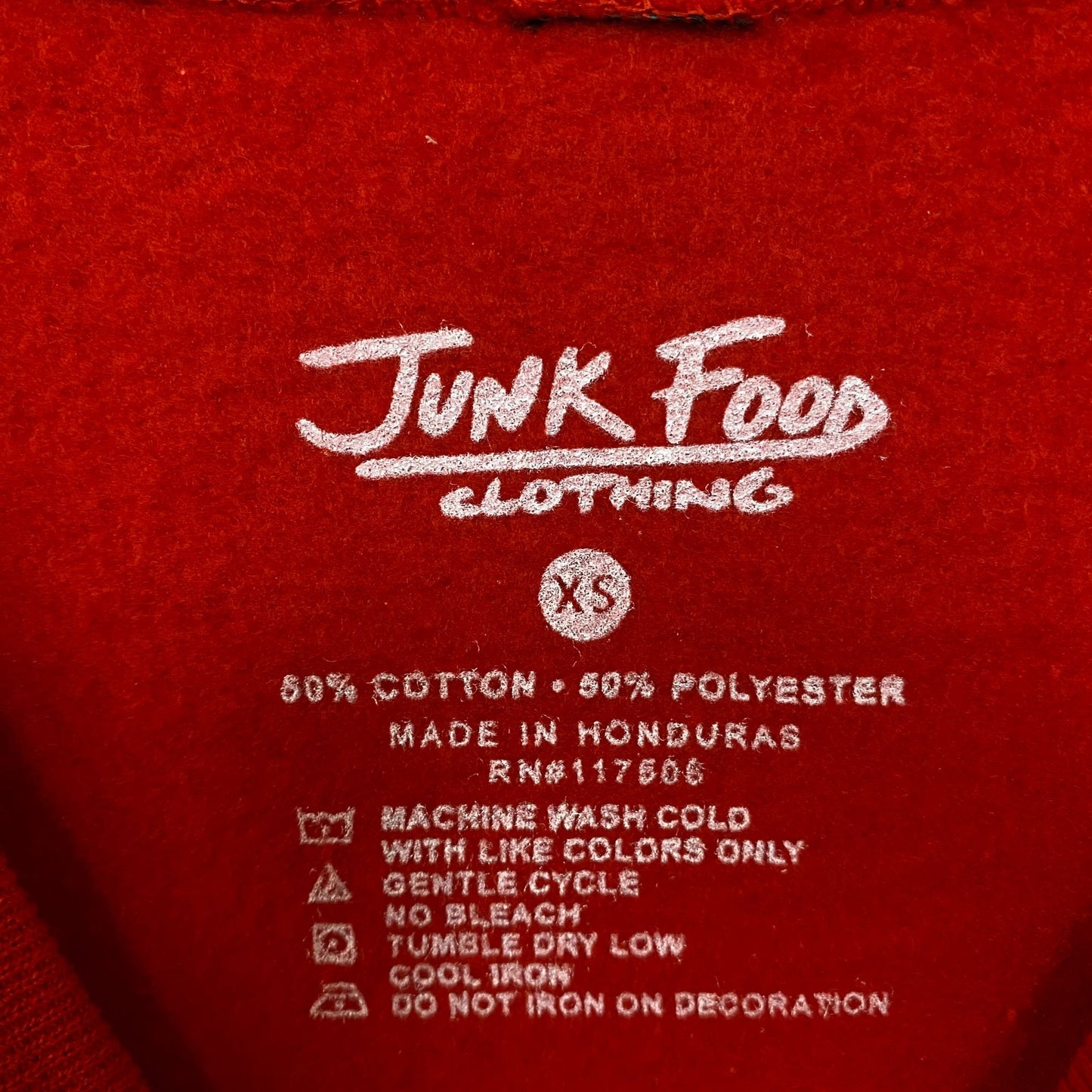 Junk Food Merry Merry Graphic Fleece Sweatshirt XS