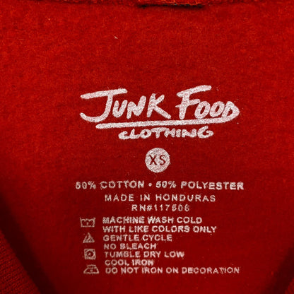 Junk Food Merry Merry Graphic Fleece Sweatshirt XS