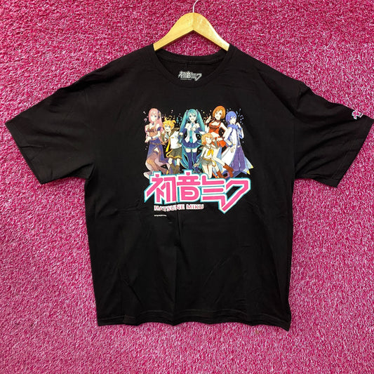 Hatsune Miku Vocaloid Characters Anime T-Shirt XL